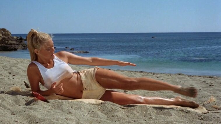 Birthday Girl Lydia Cornell in the 1982 movie "Blood Tide" 2 of 2