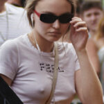 Lily-Rose Depp Braless (24 Photos)