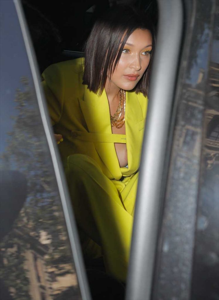 Bella Hadid Areola Peek (1 Photo)