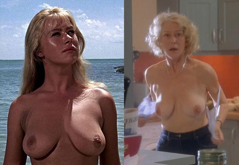 Helen Mirrens tits at age 24 and 58