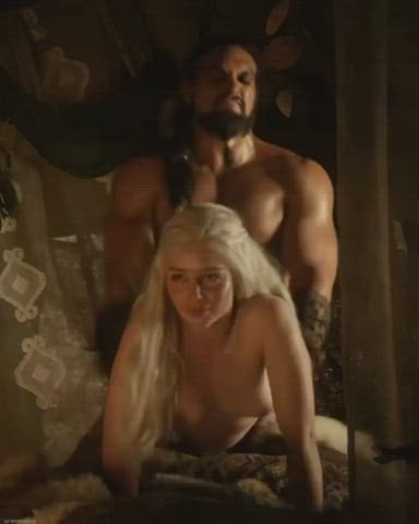 Jason Momoa amp Emilia Clarke from Game of thrones