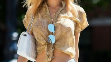 Joy Corrigan Braless (7 Photos)