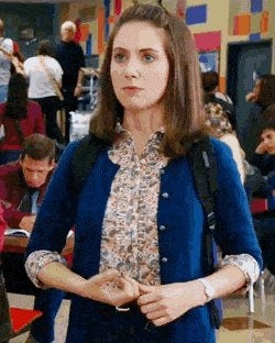 Alison Brie suggestive gestures compilation