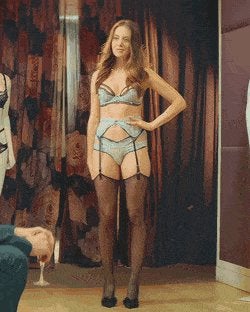 Alison Brie with a sexy lingerie spin in Sleeping With