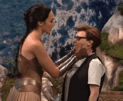 Gal Gadot and Kate McKinnon