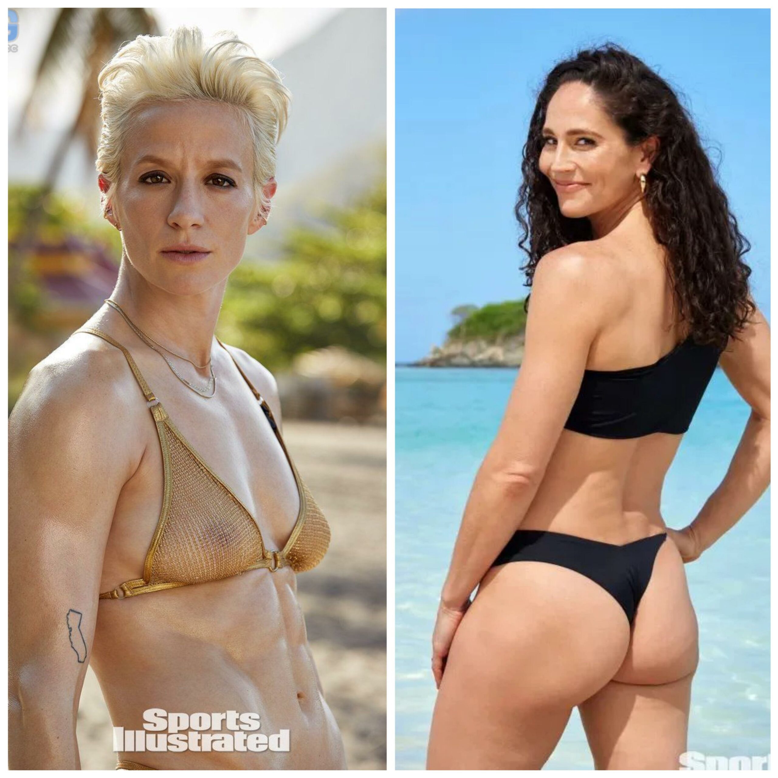 Megan Rapinoe and Sue Bird