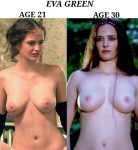 Eva Greens Breasts 9 years apart