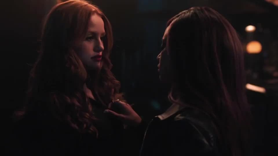 Madelaine Petsch and Vanessa Morgan in Riverdale