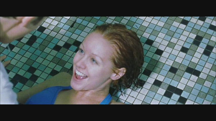Young Lindy Booth teasing guys in Cry Wolf 2005