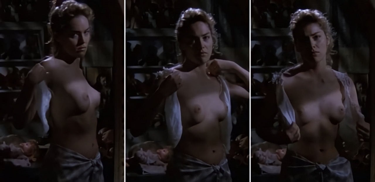 Birthday Girl Sharon Stone in the 1991 movie Scissors