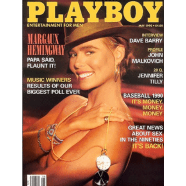 Margaux Hemingway Playboy May 1990