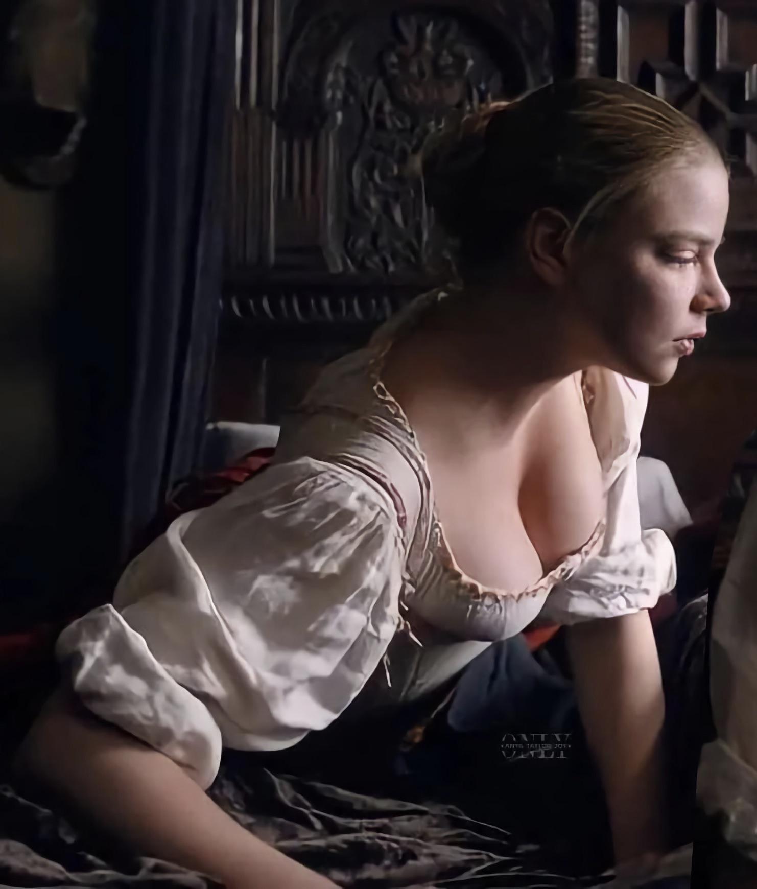 Anya Taylor Joys super subtle cleavage in ‘The Miniaturist.jpg