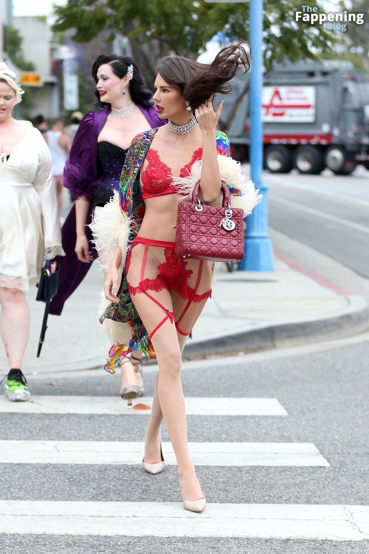 Zita Vass Unveils Empowering Red Lingerie Ensemble at West Hollywood.jpg