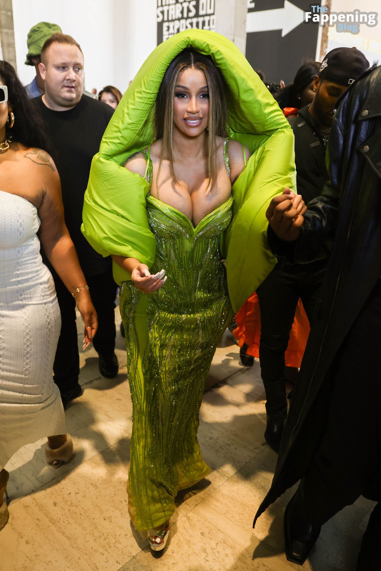 Cardi B Shows Off Nice Cleavage at the Gaurav Gupta.jpg