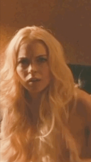 Lindsay Lohan topless in Machete.gif