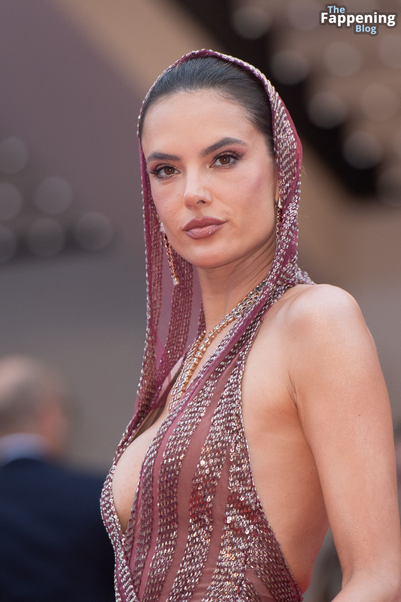 Alessandra Ambrosio Displays Her Sexy Tits at the 76th Annual.jpg