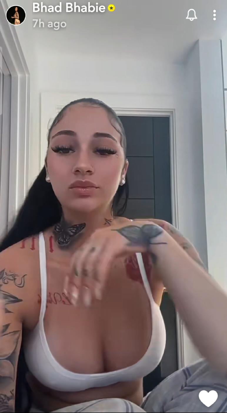 Bhad Bhabie Sexy Nipple Pokies Top Snapchat Video Leaked –.jpg