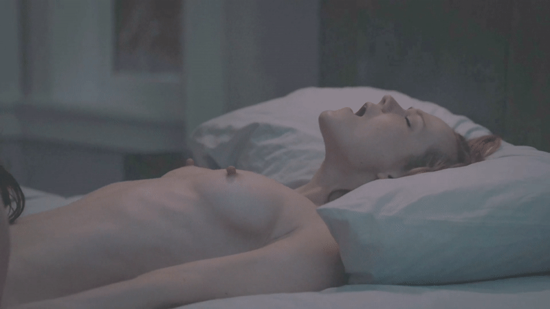 Louisa Krause and Anna Friel in The Girlfriend Experience 2017.gif