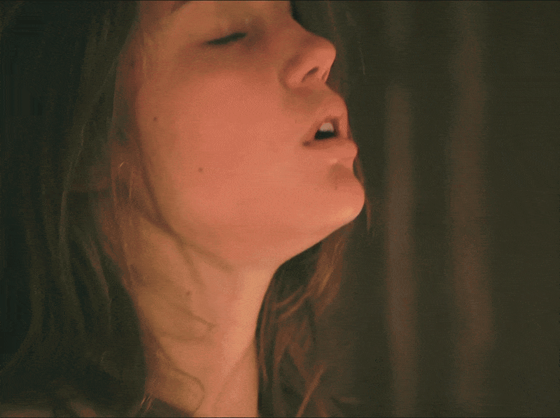 Adele Exarchopoulos with Lea Seydoux.gif