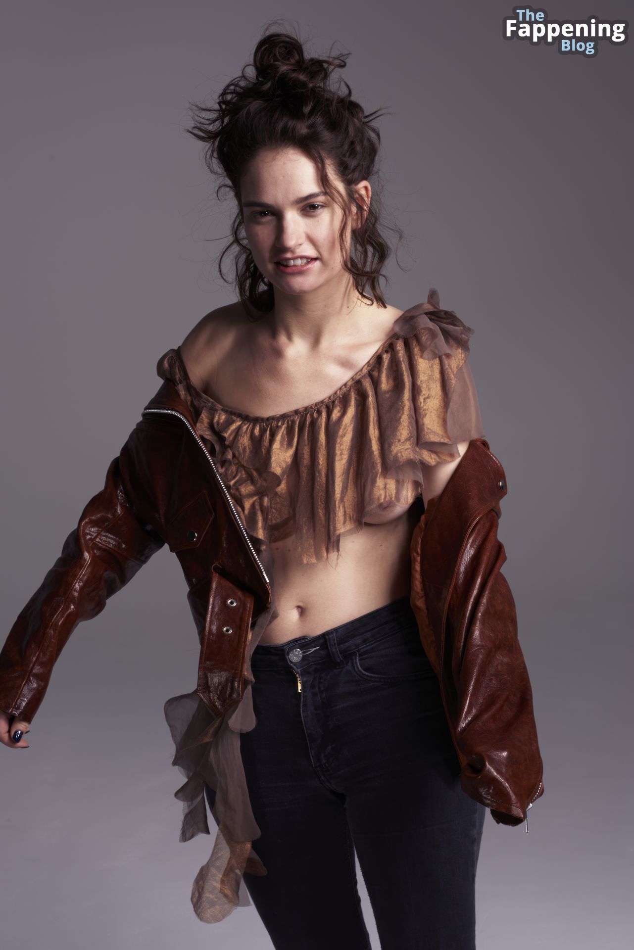 Lily James Nude Sexy – Glamour Magazine 45 Outtake.jpg