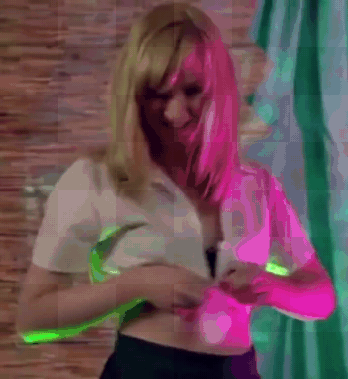 Victoria Levine Zombies vs Strippers 2012.gif