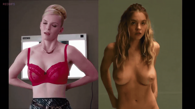 Betty Gilpin or Sydney Sweeney.gif