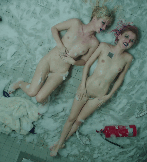 Marta Nieradkiewicz and Magdalena Berus in Satan Said Dance 2017.gif