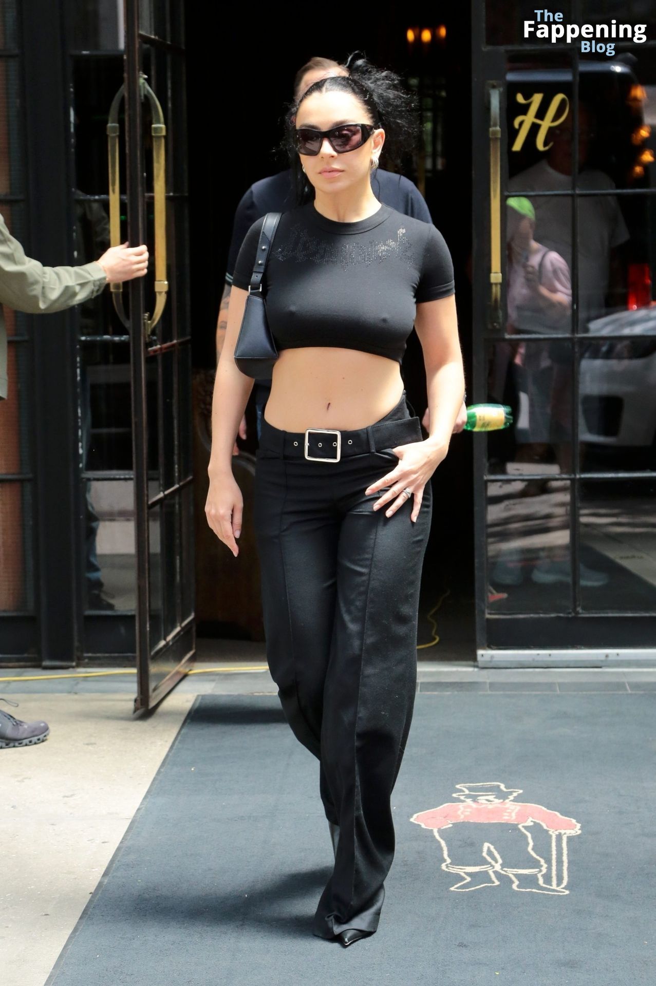 Charli XCX Goes Braless in a Tight Black Top 16.jpg