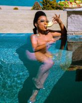 Kash Doll Poses Naked in the Pool 2 Photos.jpg