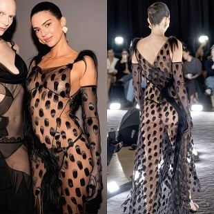 Kendall Jenner’s Nips And Ass Walk The Runway In HD