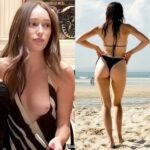Alycia Debnam-Carey Nude Tit Slip And Ass Cheeks In France