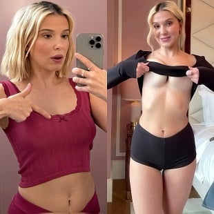 Millie Bobby Brown Tits And Nips “Influencing”