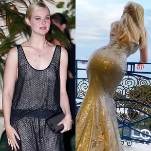 Elle Fanning Flaunts Her Tiny Tits And Big Ass