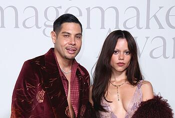 Jenna Ortega in see through dress