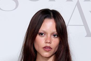 Jenna Ortega in see through dress