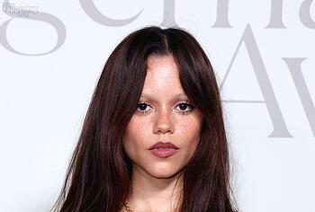 Jenna Ortega in see through dress