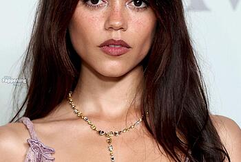 Jenna Ortega in see through dress