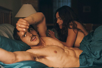 Adria Arjona topless in Splitsville