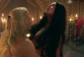 Anya Chalotra nude in The Witcher