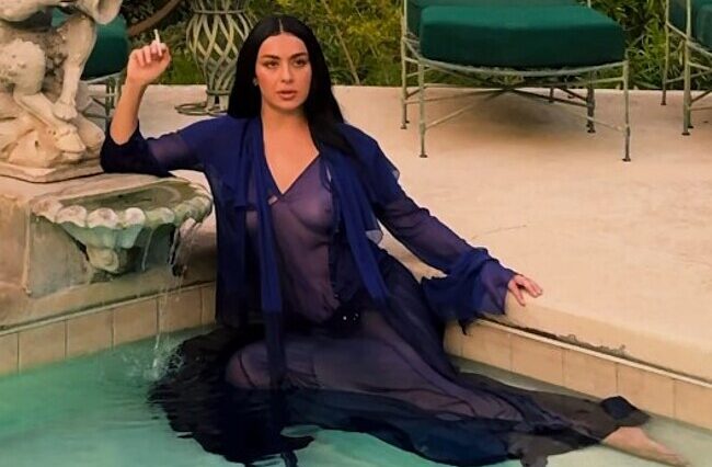 Charli XCX see through moment