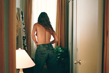 Adria Arjona topless in Splitsville