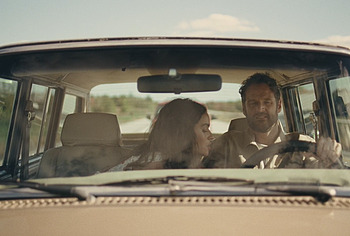 Adria Arjona topless in Splitsville