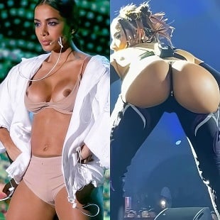 Anitta Nude Tits And Butt Plug Performance