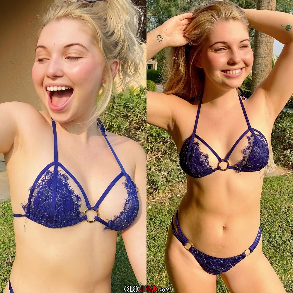 Sammi Hanratty lace bikini