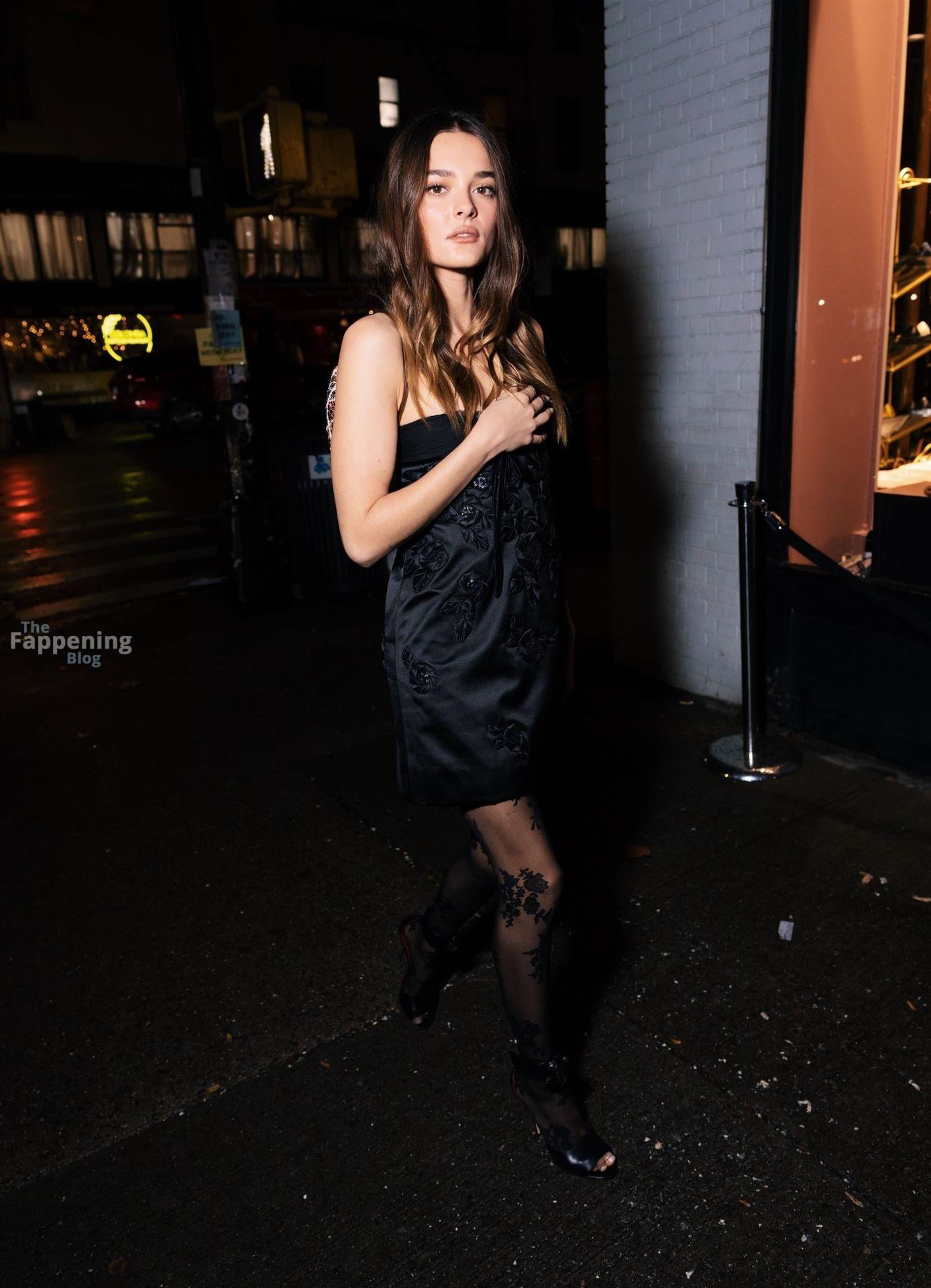 Charlotte Lawrence Shows Off Her Slender Legs at the Valentino.jpg