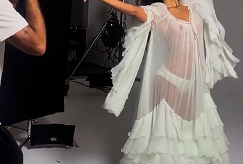 Zoe Saldana sexy for Vogue