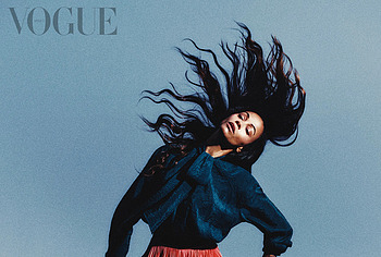 Zoe Saldana sexy for Vogue