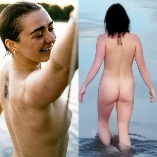 Maisie Williams Nude Skinny Dipping Disaster