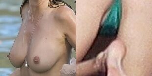 Leni Klum’s Camel Toe & Ass Battles Mom Heidi’s Bare Boobs