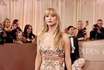 Jennifer Lawrence sexy at the Golden Globe Awards